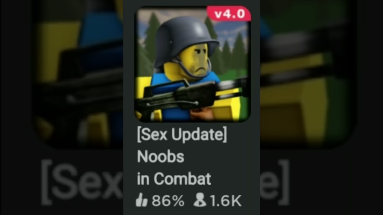 Why noobs in combat