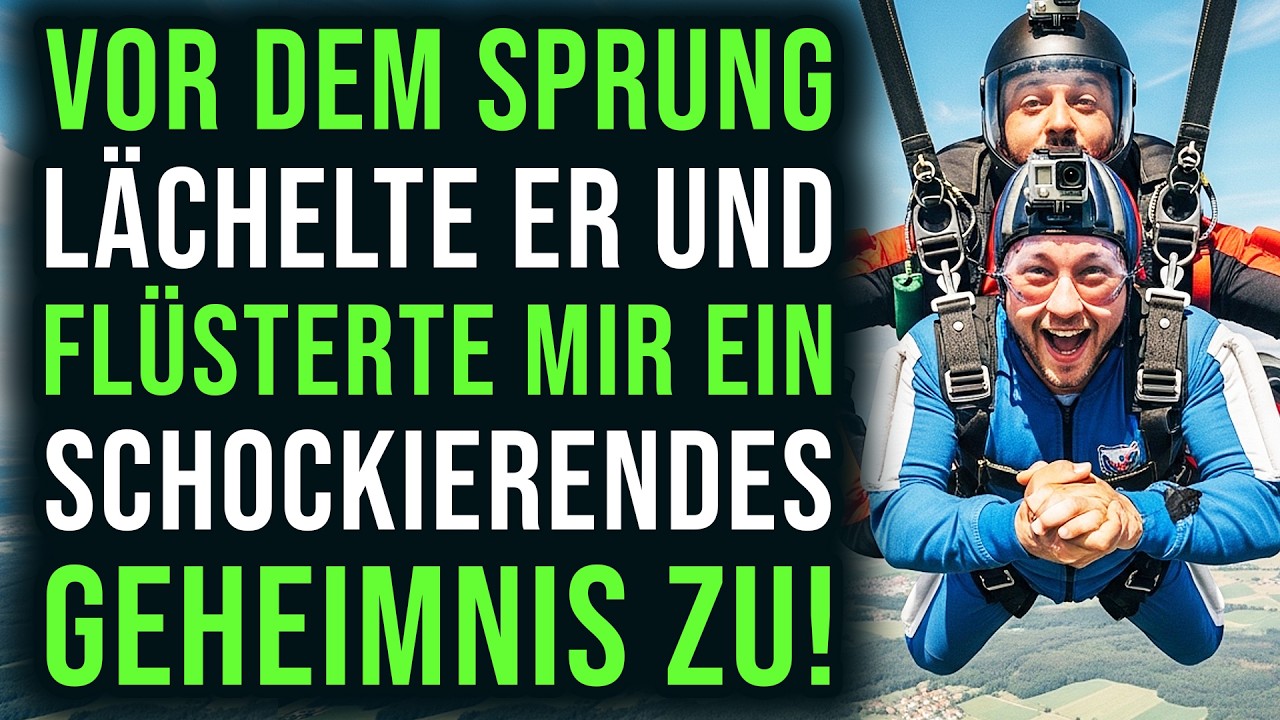 Vor dem Sprung lächelte er – und flüsterte mir ein schockierendes Geheimnis zu...