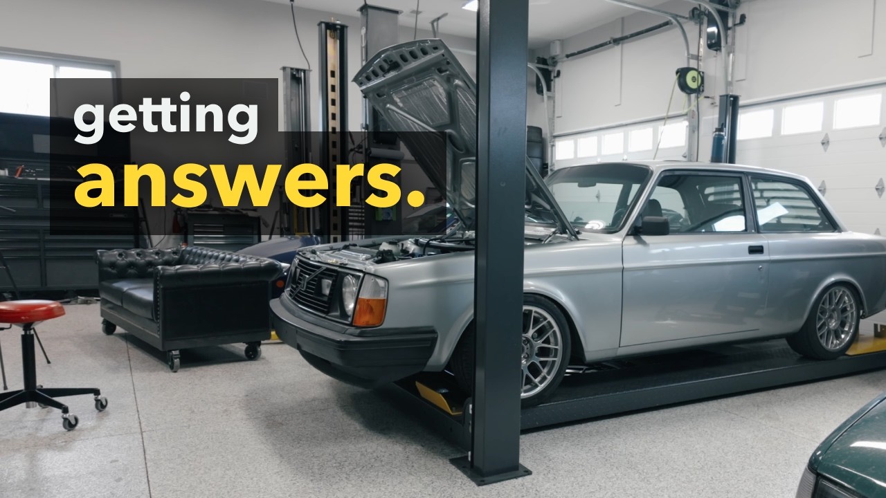 Diagnosing the health of my 5-Cylinder Turbo-Swapped Volvo 242 after a disastrous first drive.