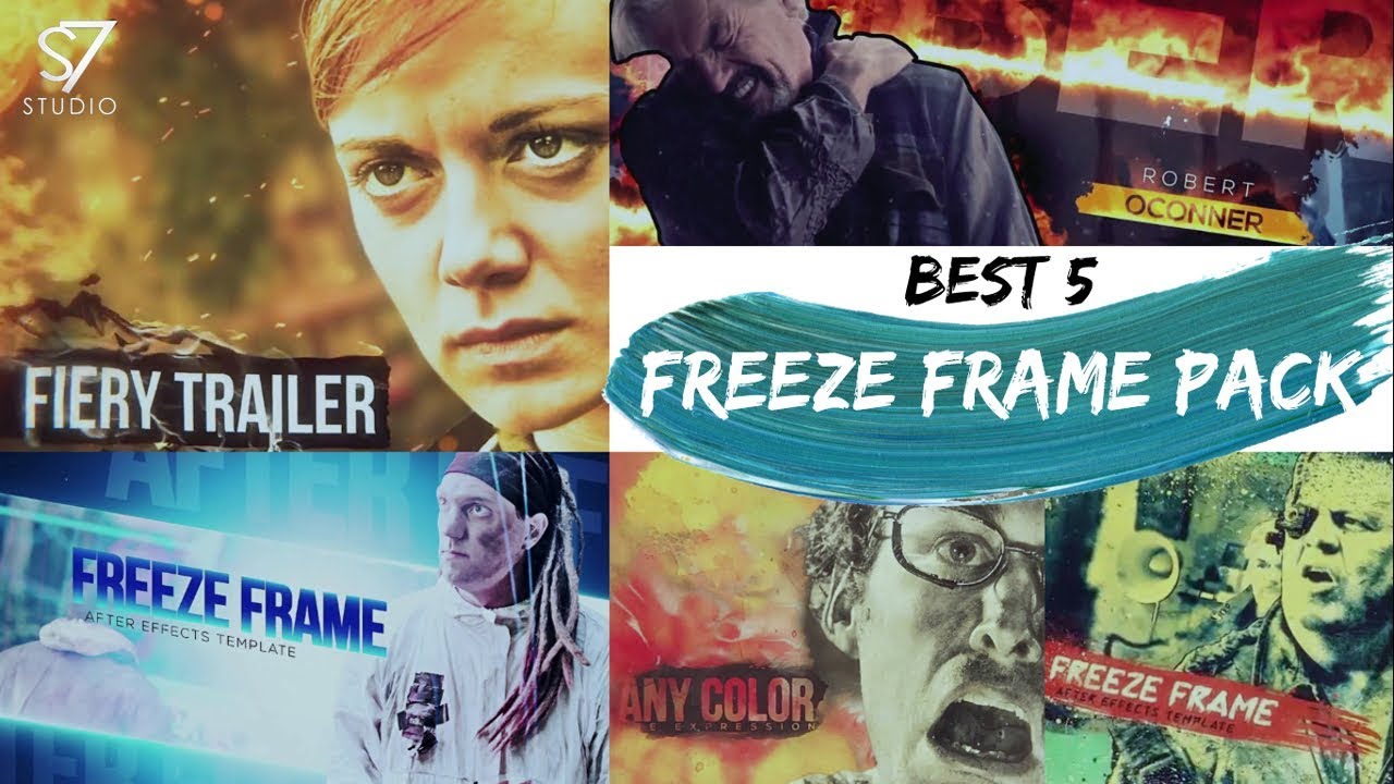 Best 5 Collection Of Freeze Frame | Download Free After Effects Templates | S7 Studios