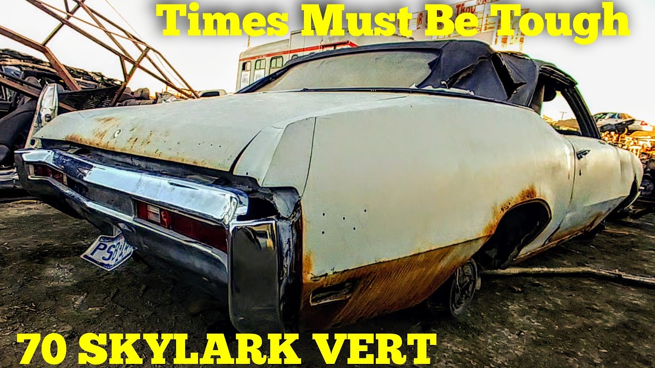 1970 Buick Skylark Convertible Junkyard Find