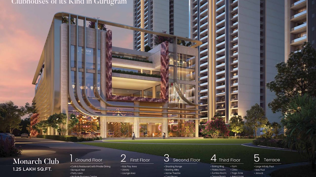 Suncity Monarch | 3 & 4 BHK Luxury Apartment In Sector 78 Gurgaon