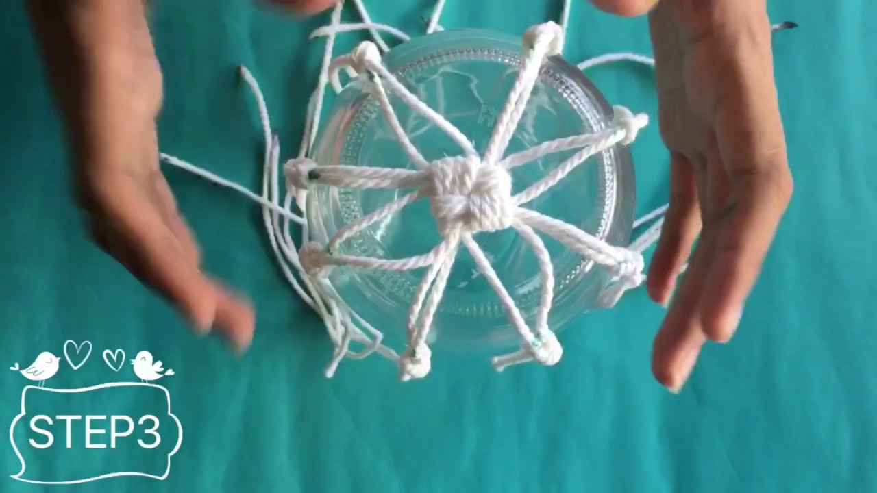 DIY | Knotted Mason Jar Lantern