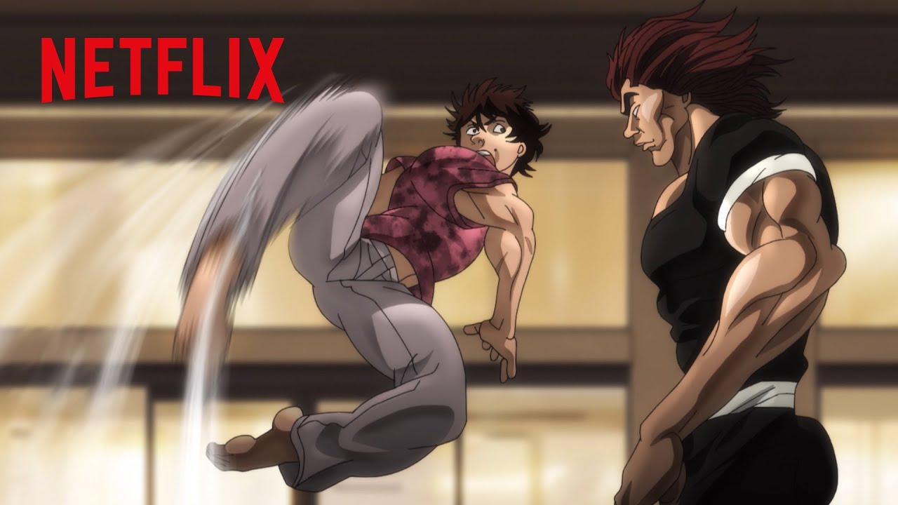 Yujiro Blocks Baki's Every Move | Baki Hanma Season 2 The Father VS Son Saga | Clip | Netflix Anime