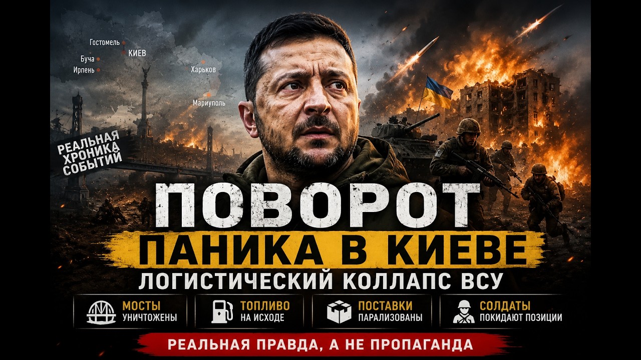 SHARP TURN: PANIC IN KYIV | AFU LOGISTICS LOCKDOWN