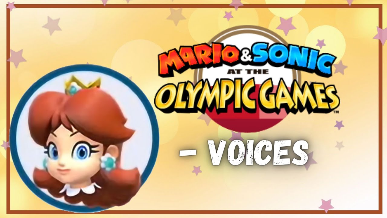 ✿ Mario & Sonic Tokyo 2020 - Princess Daisy Voice ✿