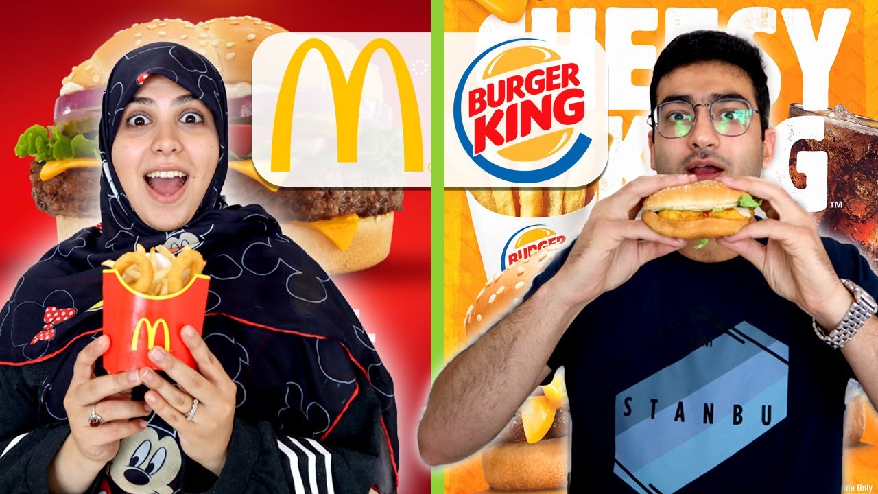 تست و مقایسه مک دونالد/برگرکینگ | سفارش غذا از اپلیکیشن سفارش غذا در ترکیه | Macdoland vs Burgerking