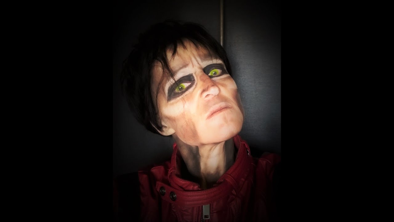 Thriller Makeup Tutorial no special effects
