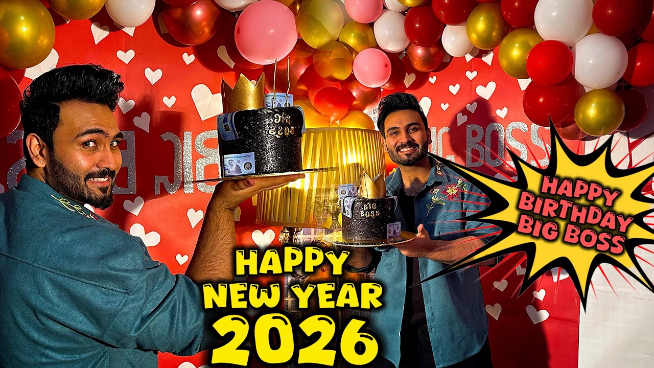 Happy New Year 2026 🎉 || Happy Birthday Bigg Boss 🎂 || Family Dinner & Celebration 🥳 ||