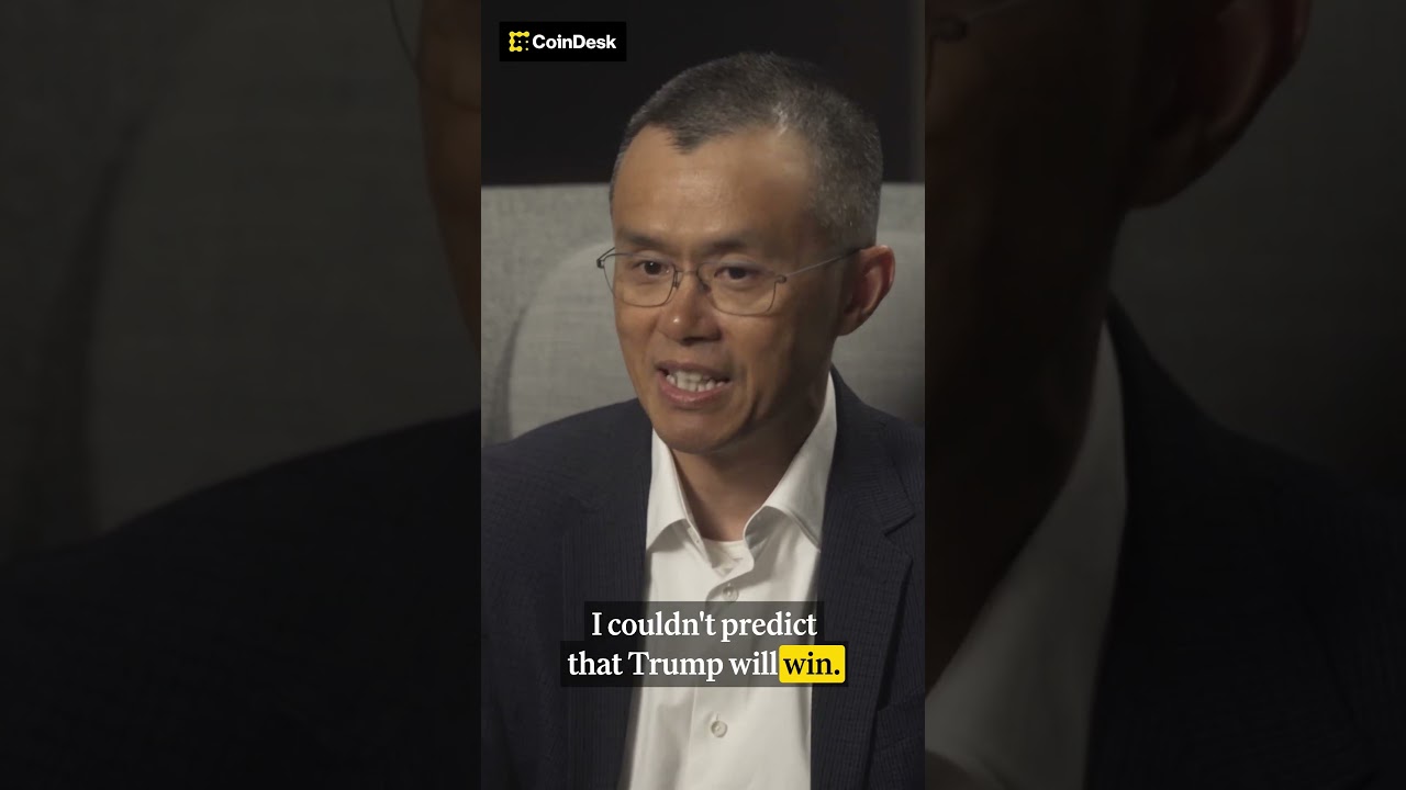 CZ says he expects crypto to grow significantly under the current U.S. administration