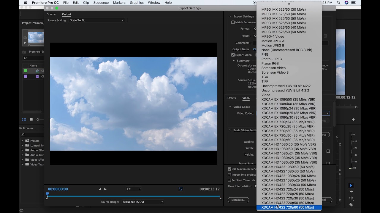 Premiere Pro | Export Uncompressed Video