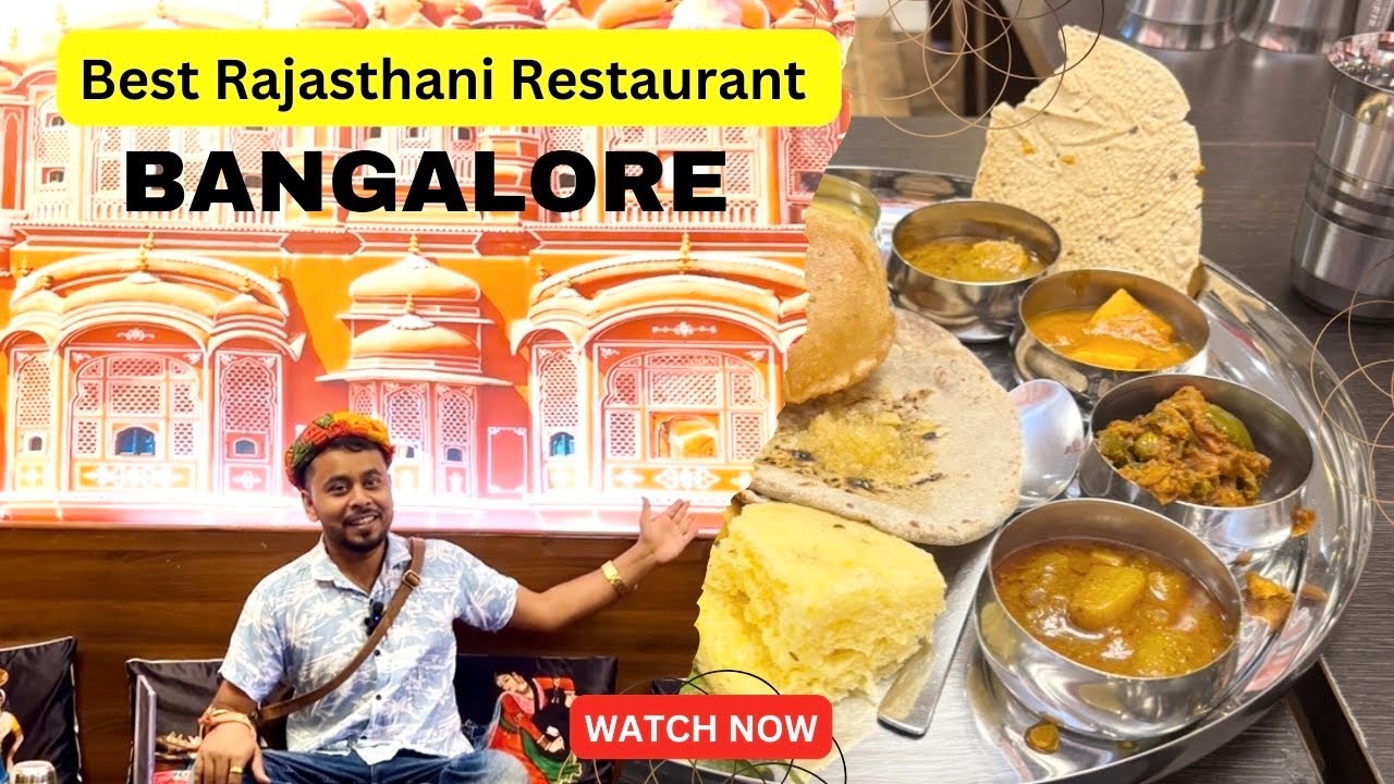 Best Rajasthani Restaurant in Bangalore | Unlimited Thali Experience! 🍛🥘🔥 Royal Rajasthani Thali