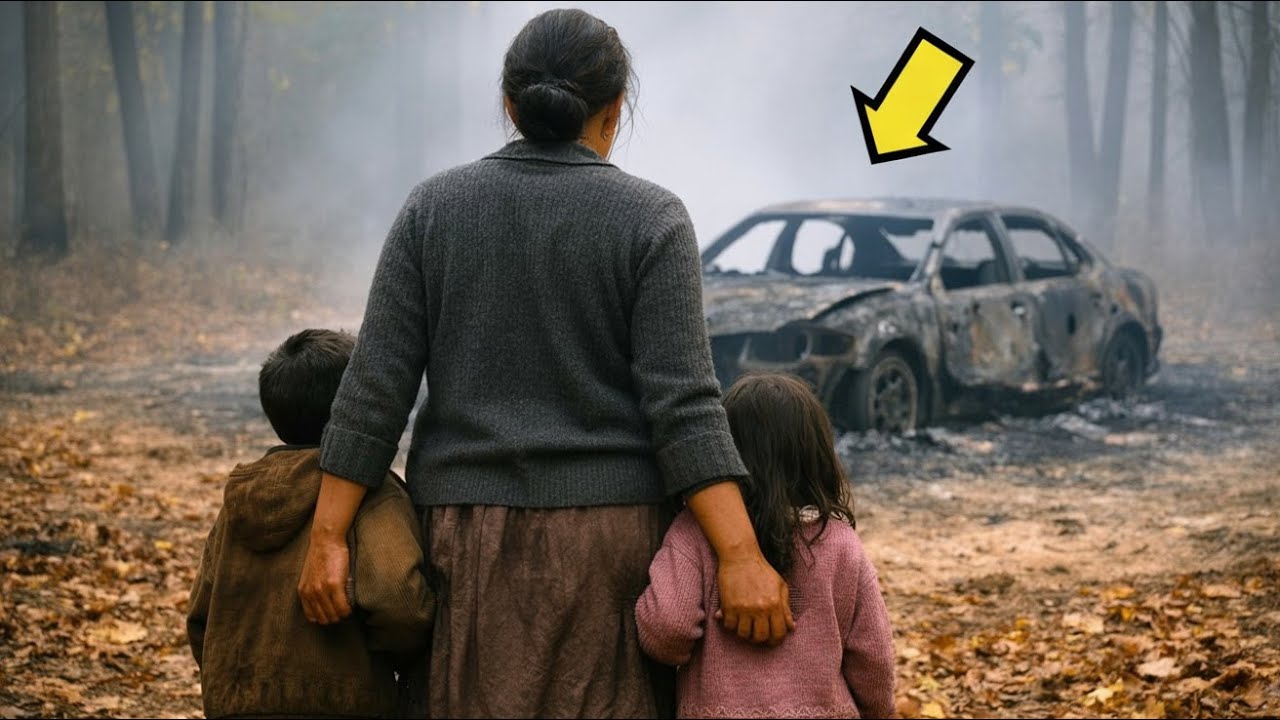 VDOVA NAŠLA VYHOŘELÉ AUTO V LESE… ALE CO NAŠLA NA SEDADLE SPOLUJEZDCE…