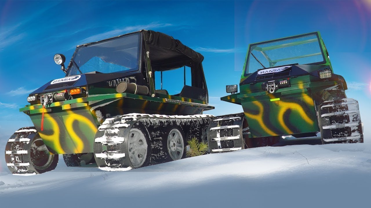 Newest tracked ATV Caiman Expert – tough winter tests.