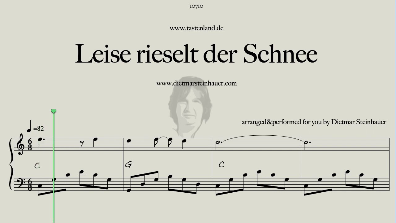 Leise rieselt der Schnee  -  Easy Piano