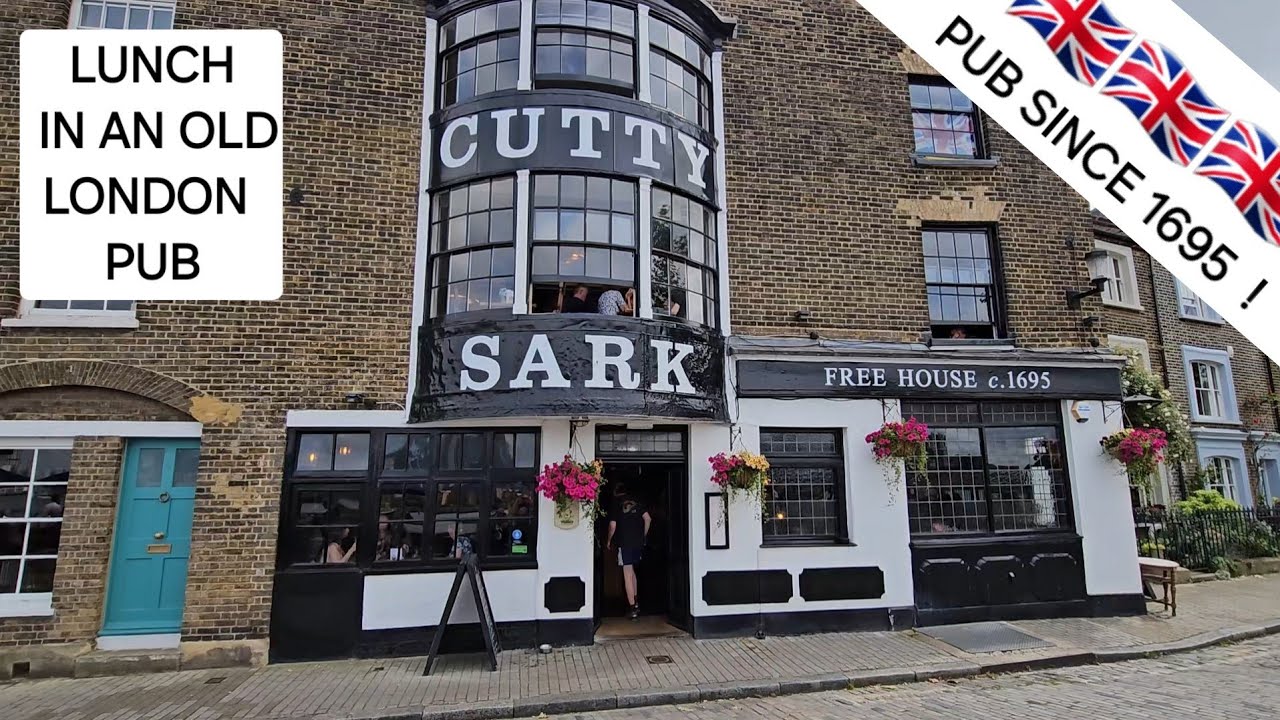 ОБЕД В ПАБЕ «CUTTY SARK» В ГРИНВИЧЕ, ЛОНДОН...