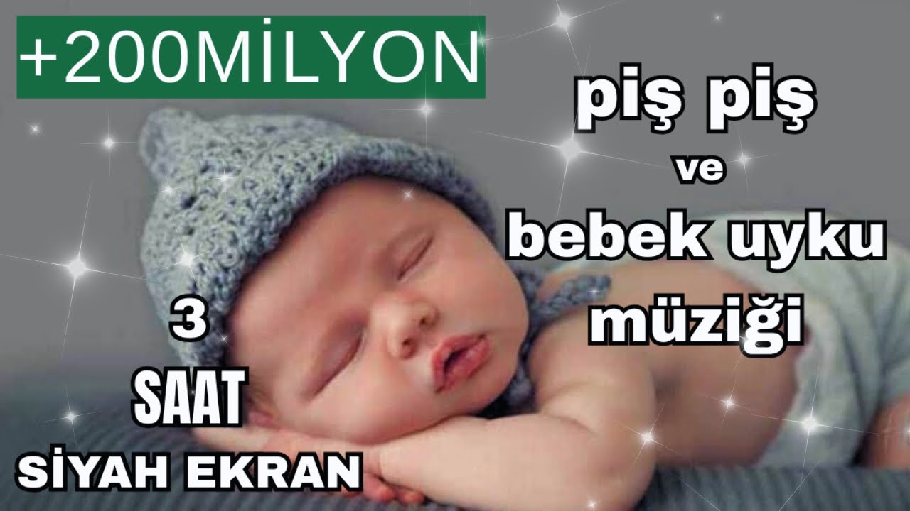 Piş Piş Bebek Uyku Ninnisi | Derin Uyku Ninnisi | Yenidoğan Müziği #bebekuykumüziği 