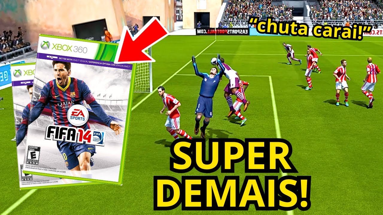 FIFA 14 no Xbox 360 É um SHOW de INCRÍVEL! (antiga geração ainda...)