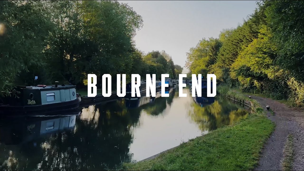 Sunrise walk along canal path in beautiful Bourne End. 4K | HDR
