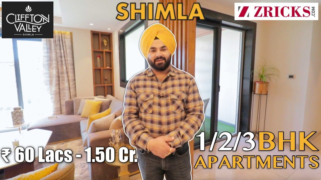 60 лакхов - 1,50 крор рупий 🗝 Квартиры 1/2/3 спальни 🛏️ Образцовая квартира ► Клиффтон Вэлли ❄️ Ш...