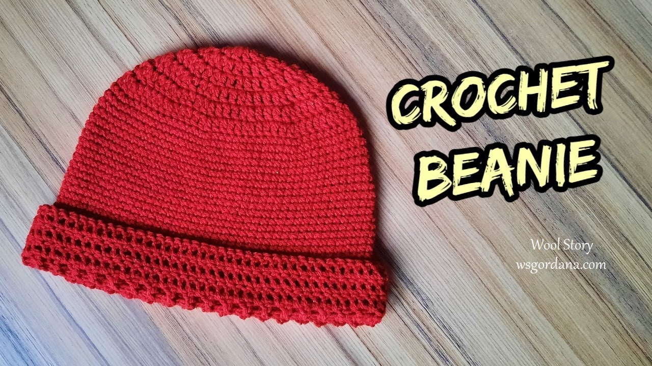 How to Crochet Beanie - Super Quick and Easy - Heklana kapa