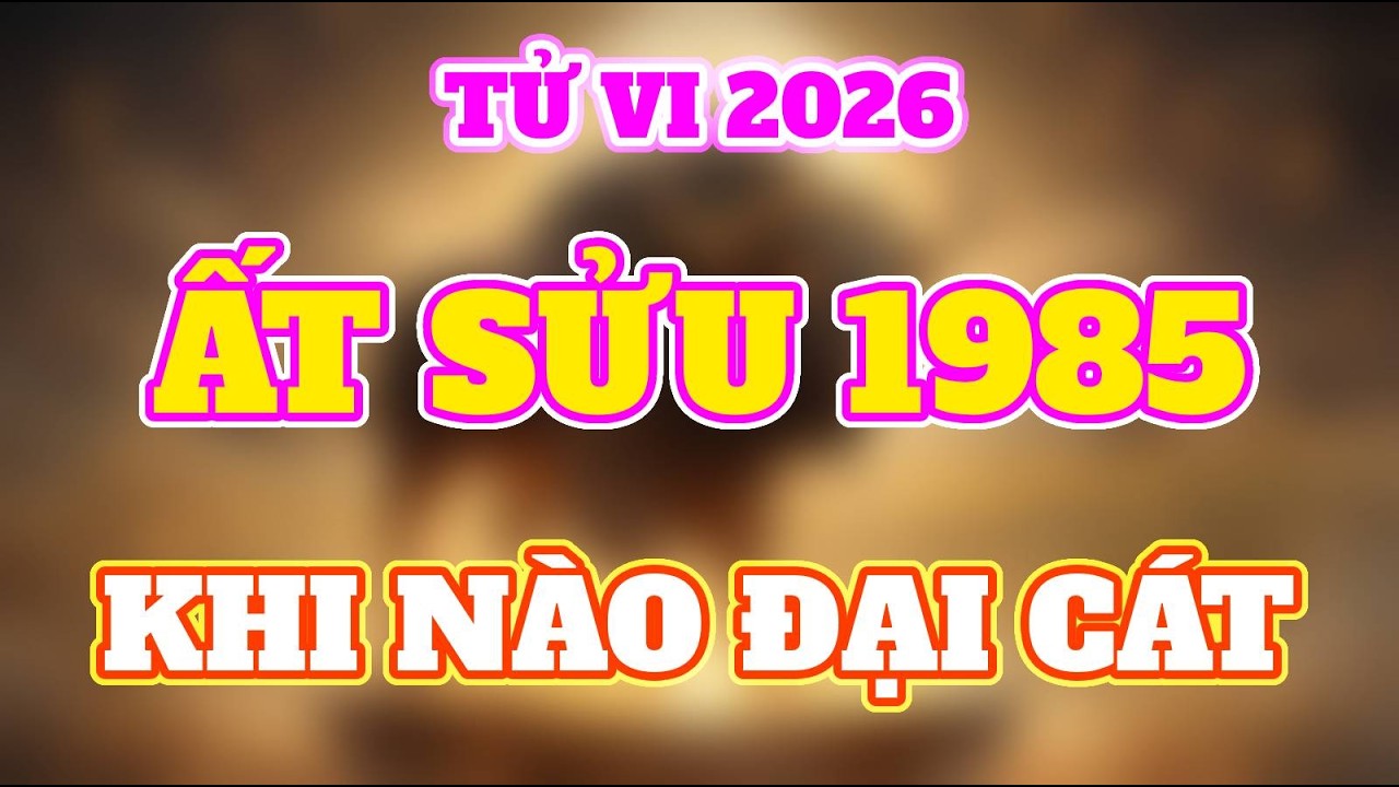 Tử Vi Tuổi Ất Sửu 1985 Năm 2026: Thời Tới Không Cản Nổi, Tiền Bạc Hanh Thông!