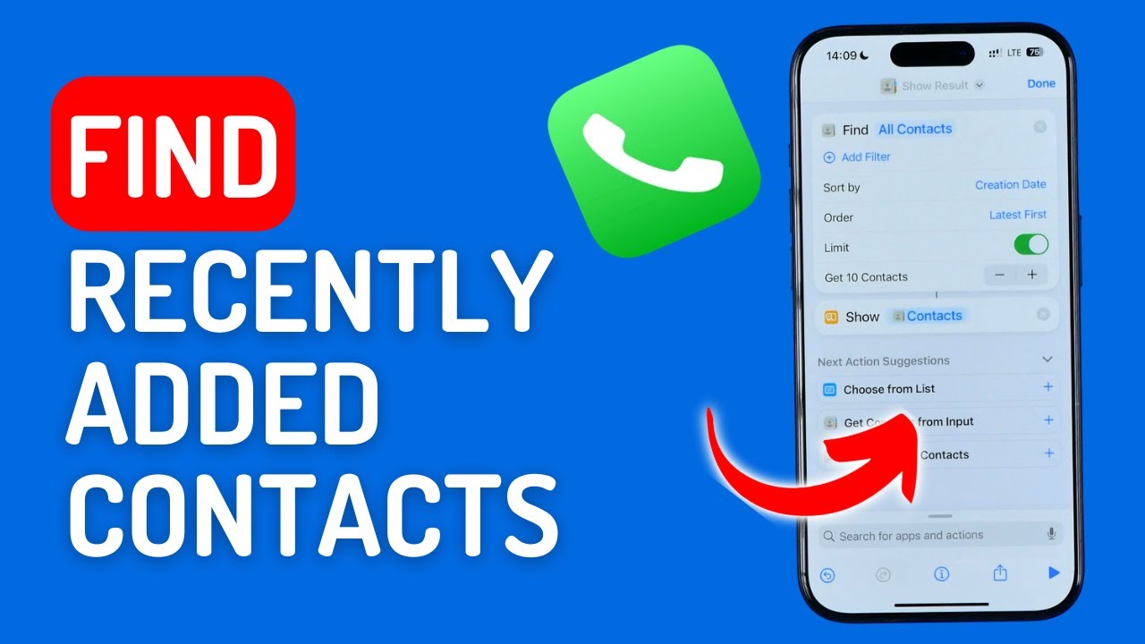 How to Find Recently Added Contacts on iPhone