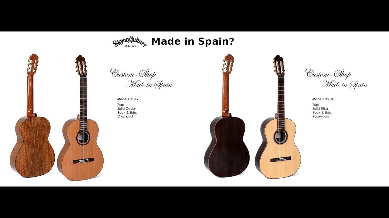 Sigma Guitars aus Spanien? - Sigma CO12 und CR10 im Vergleich