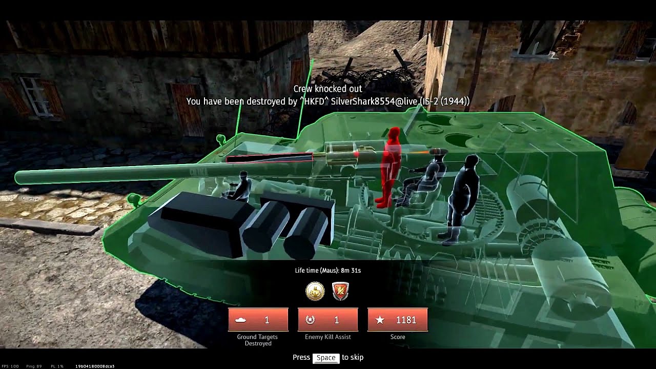 MAUS VS IS-2 1944