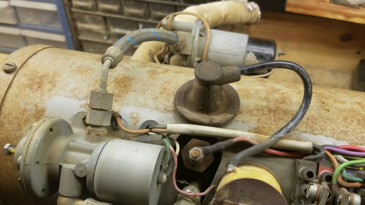 Early Eberspacher BN4 Gas Heater - run test