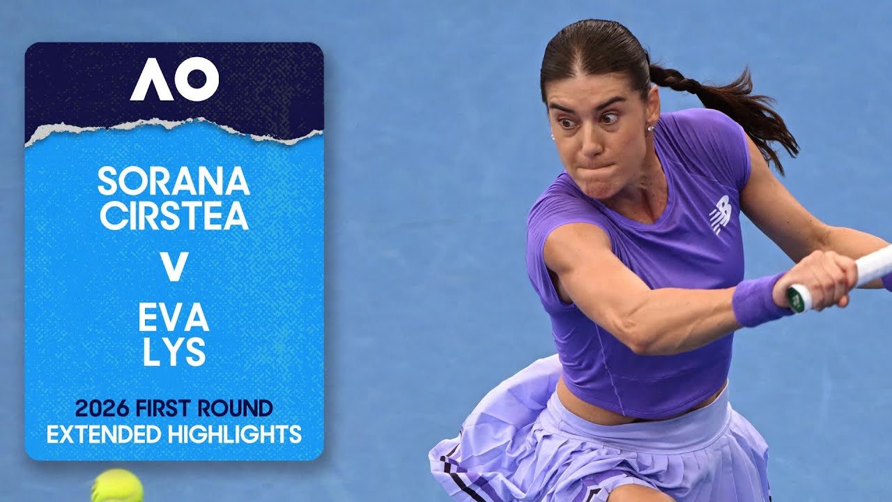 Sorana Cirstea v Eva Lys Extended Highlights | Australian Open 2026 First Round