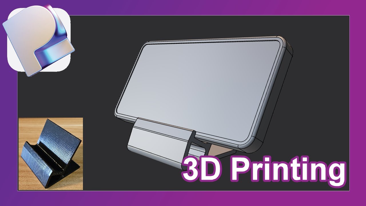 Plasticity for 3D Printing | Design and Print a Simple Phone Stand