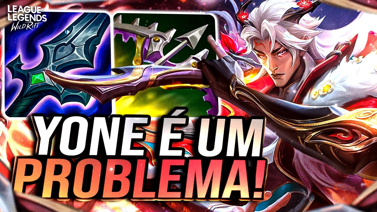 YONE FAZ O QUE NENHUM OUTRO CAMPE&Atilde;O DO MID CONSEGUE! | LoL Wild Rift