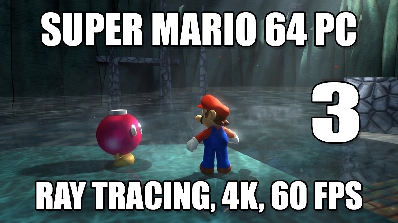 SUPER MARIO 64 PC PORT Ray Tracing (Render96, HD Textures, OMM) - Part  3