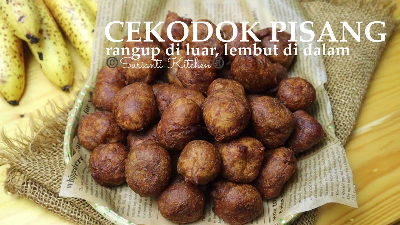 Cekodok Pisang, rangup di luar lembut di dalam