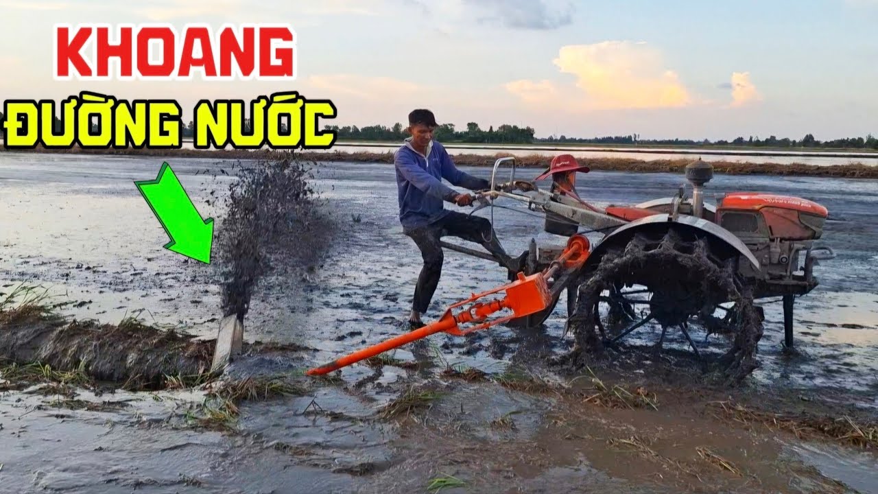 Máy tèn hen kubota  khoang đường nước cực kỳ hiệu quả 