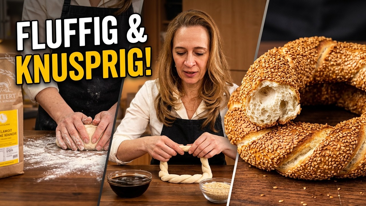 Türkische Sesamringe selber backen – knusprig und fluffig