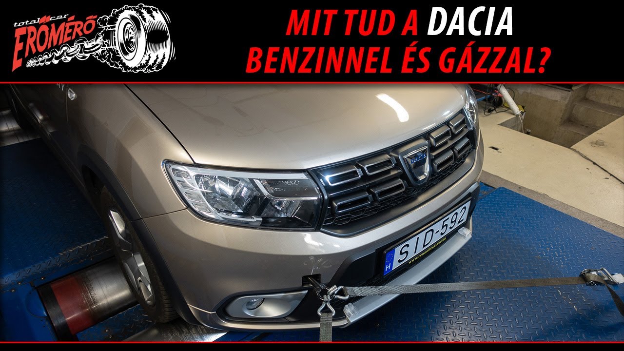 Totalcar Erőmérő: Mit tud a Dacia benzinnel és gázzal? [ENG SUB]