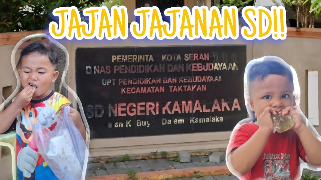KESERUAN BILAL & ALI HARI INI, JAJAN SD!!