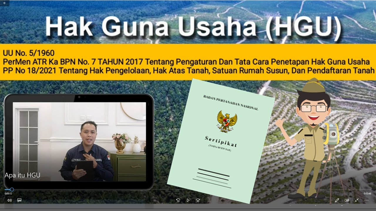 Apa itu HGU (Hak Guna Usaha)