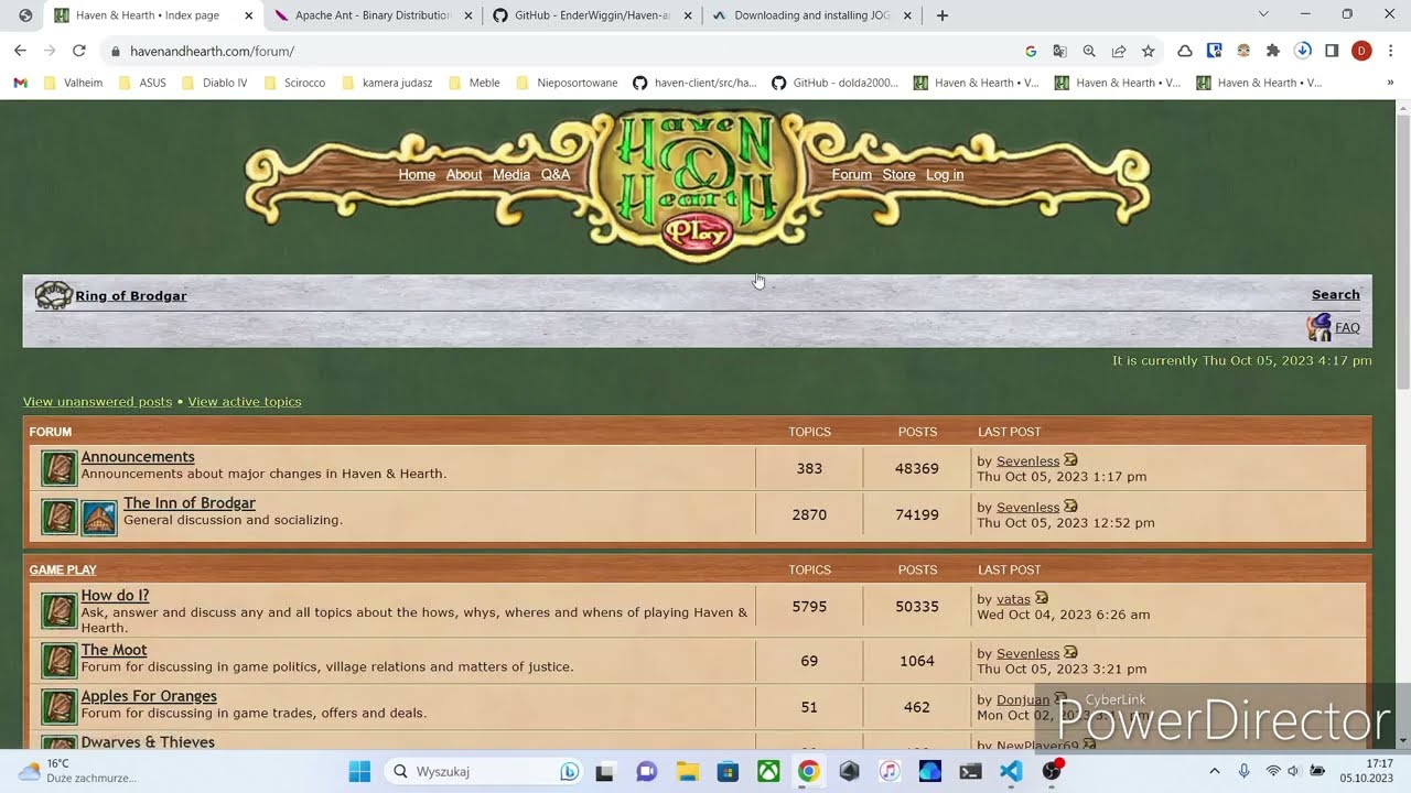 Setting-up Ender client for legacy Haven and Hearth