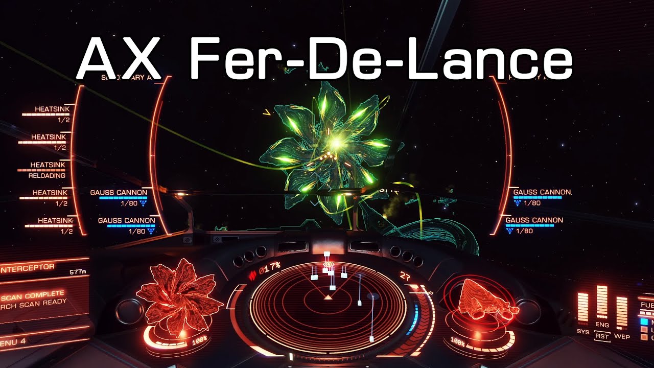 Fer-De-Lance vs Thargoids - Elite: Dangerous