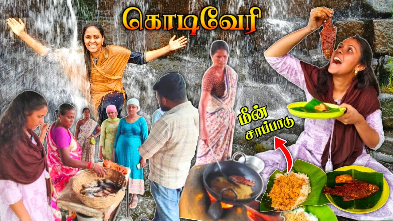 💯💥கொடிவேரி அருவியும், சுவையான பொரிச்ச மீன் சாப்பாடும்😍🔥| Media பட்டதாரி #kodiveridam #kodiveri