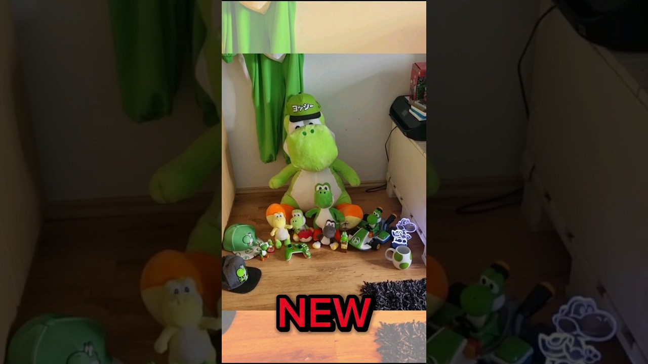 OLD VS. NEW Yoshi Collection ❤️🦖 #Yoshi #nintendo #collector #collection #Fan