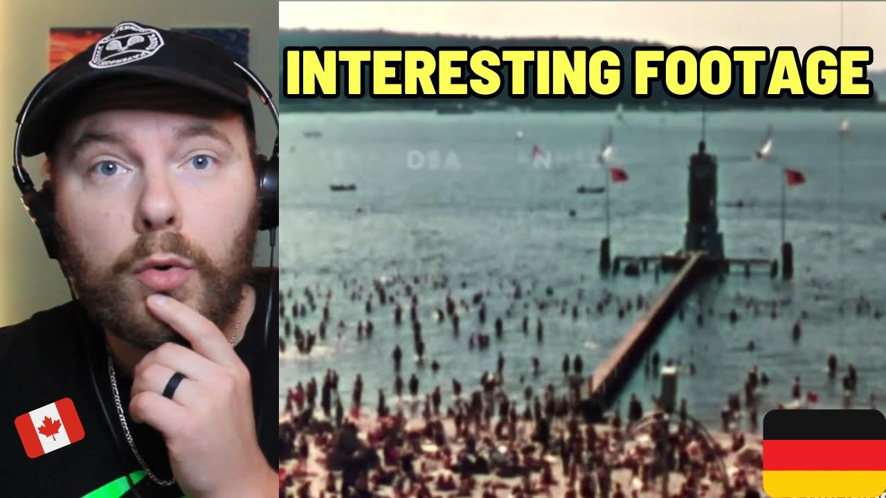 Canadian Reacts to Berlin - 1930s & 1940s (Color Footage & HD)