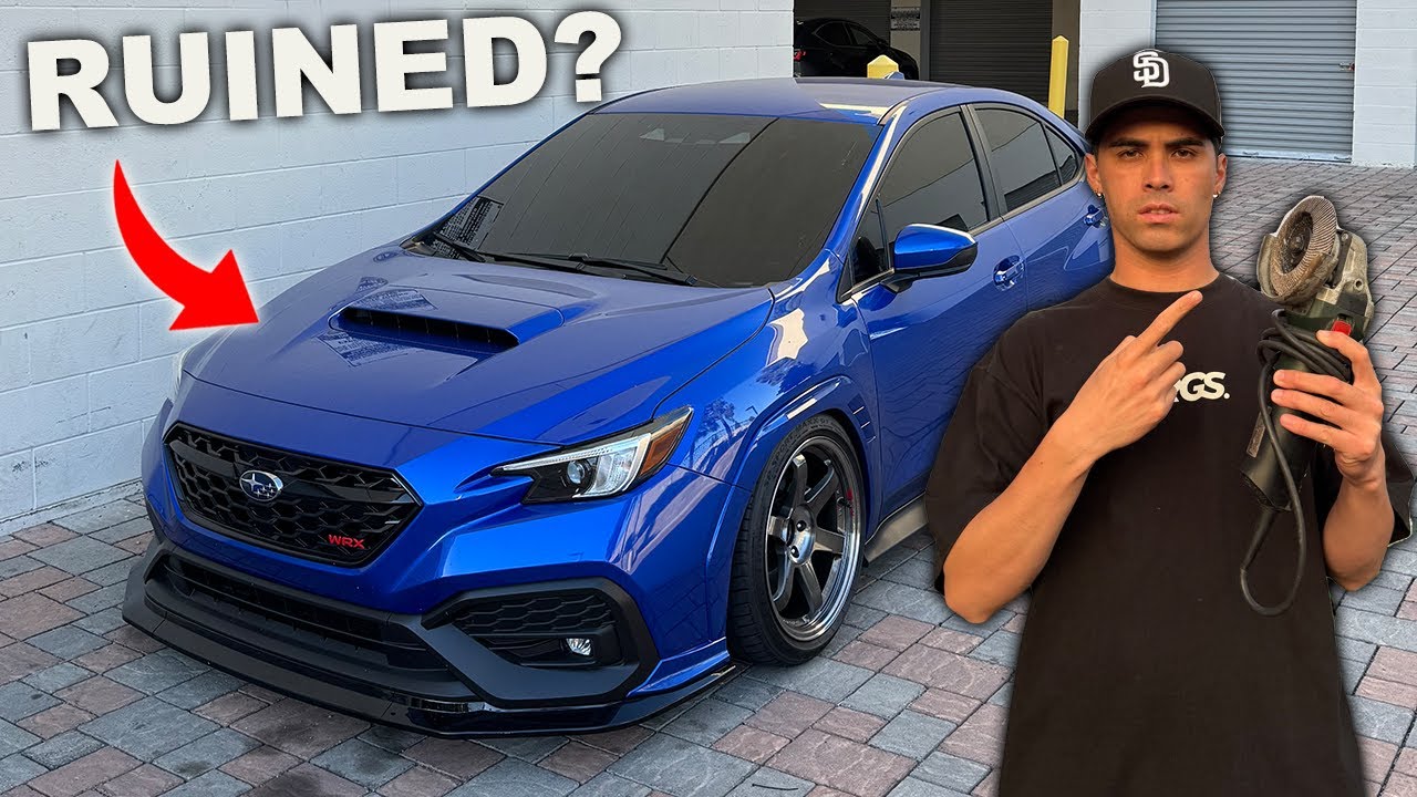 Cutting up my Brand New Subaru WRX...
