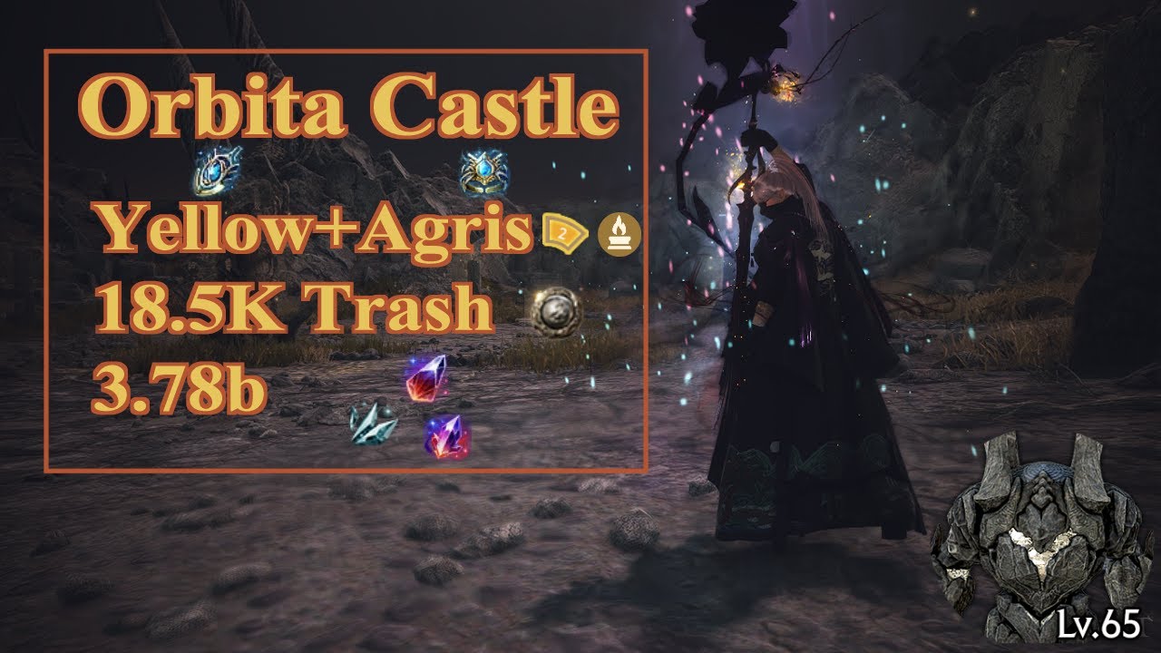 Orbita Castle | Dark Knight Succession | 370Ap | Lv2+Agris | 18.5k Trash
