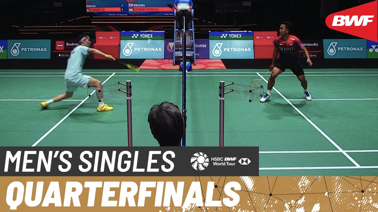 PETRONAS Malaysia Open 2023 | Kanta Tsuneyama (JPN) vs. Anthony Sinisuka Ginting (INA) [6] | QF