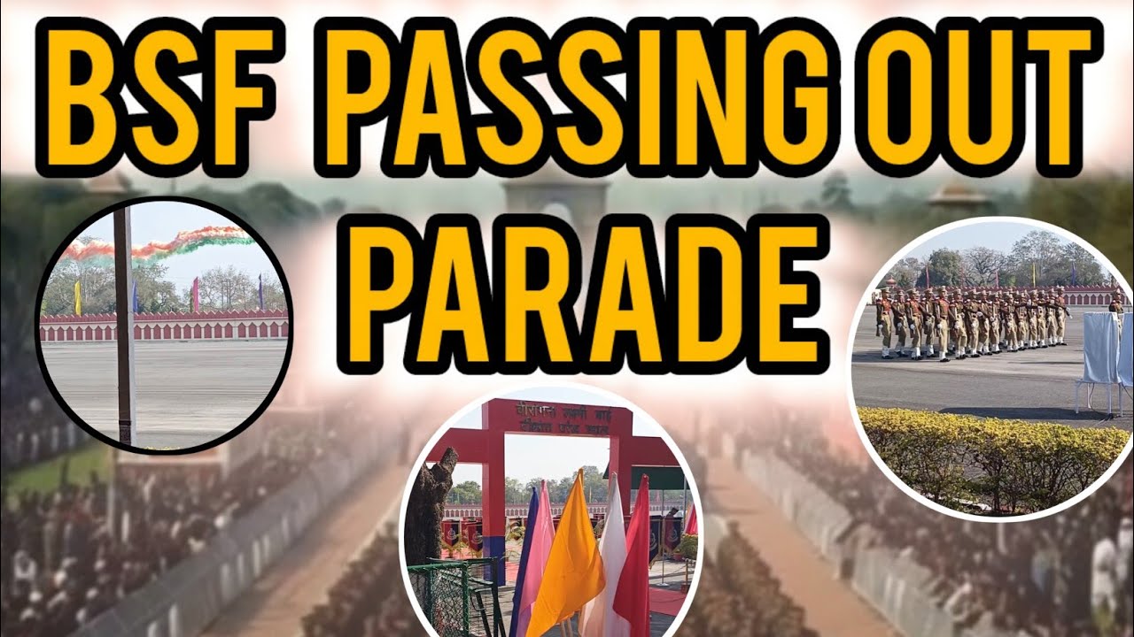 BSF Passing Out Parade😍 Tekanpur | BSF PASSING OUT PARADE 👮||
