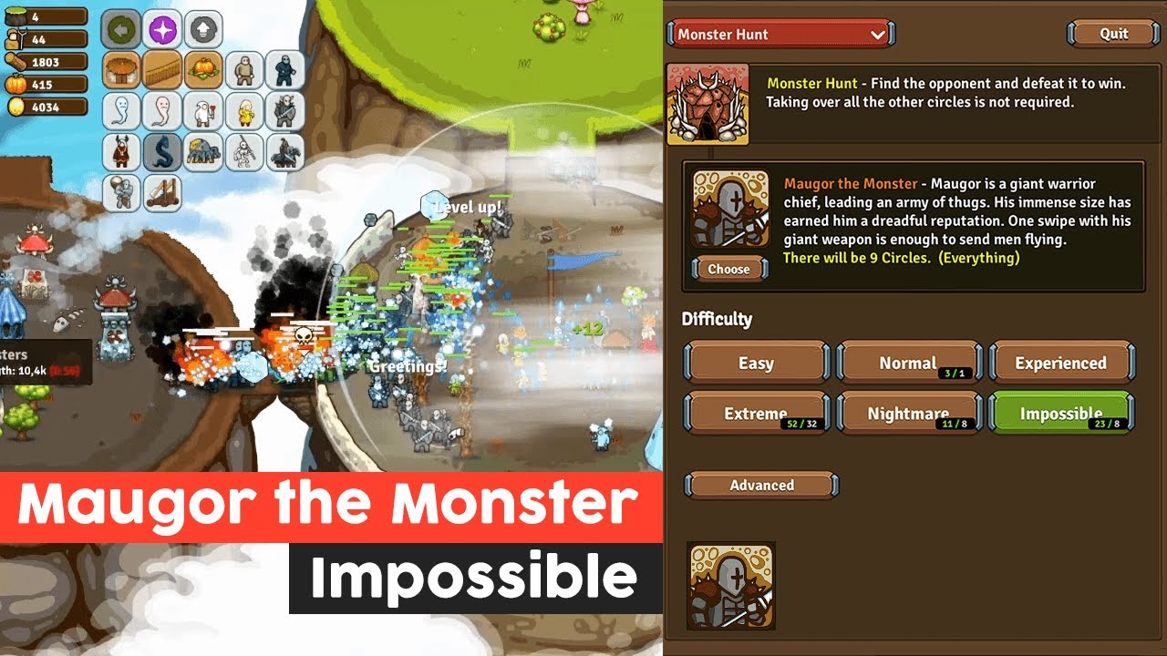 Maugor the Monster (Impossible Difficulty) - Circle Empires Rivals